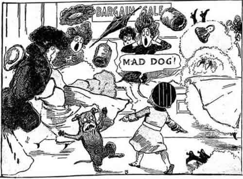 Panel from R.F. Outcault's Buster Brown reprint from Barnaclepress.com