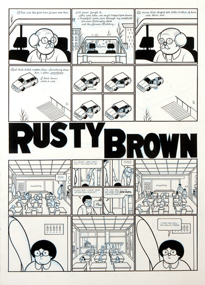 Chris Ware Original From The Adam Baumgold Gallery