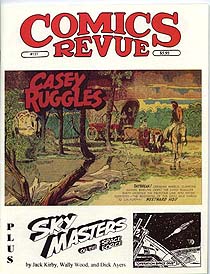 Cover to an issue of Manuscript Press' Comics Revue Magazine