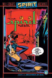 Cover to a volume of the Will Eisner The Spirit reprint series