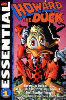 Cover to the Essentials Howard the Duck reprint